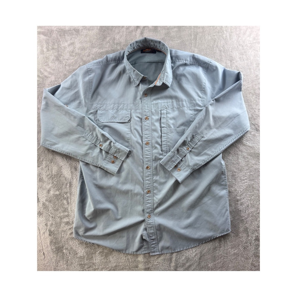 Ridgecut Toughwear Utility Button Down Shirt Mens XLT Outdoor‎ Workwear Casual